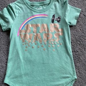 Girls Star Wars St. Patrick’s Day shirt size 7/8 medium